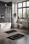 Mijölnir Juego de alfombrillas de baño CT-5078 de 2 piezas Multicolor